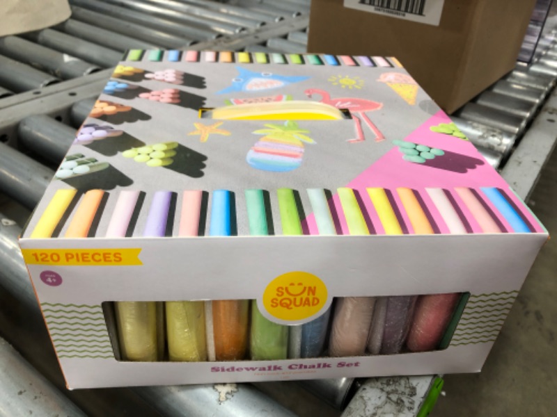 Photo 2 of 120pc Sidewalk Chalk Set - Sun Squad™

