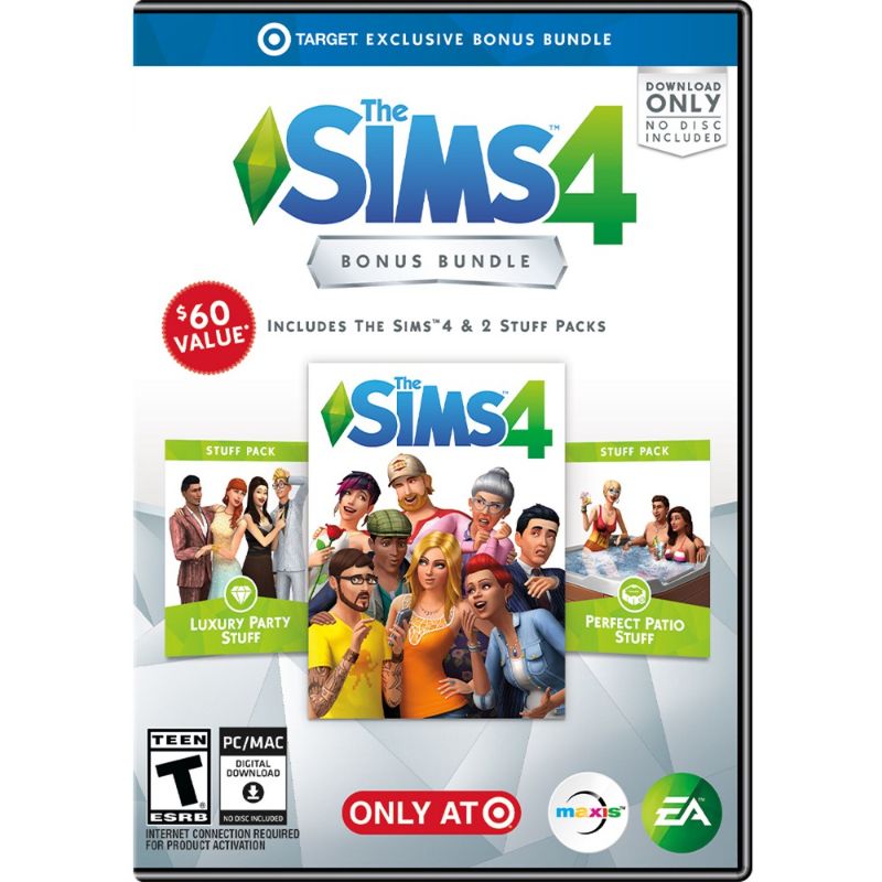 Photo 1 of The Sims 4 Bonus Bundle - PC Game- NO DISC- DOWNLOAD ONLY 