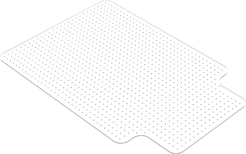 Photo 1 of HOMEK Studded Carpet Chair Mat, 30” x 48” Heavy Duty Office Desk Chair Mat for Carpet
