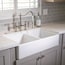 Photo 1 of ***DAMAGED*** SINKOLOGY  Farmhouse Apron Front 33-in x 18-in Crisp White Double Equal Bowl Fireclay Kitchen Sink
