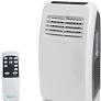 Photo 1 of SereneLife SLPAC8 Portable Air Conditioner Compact Home AC Cooling Unit with Built-in Dehumidifier & Fan Modes, Quiet Operation, Includes Window Mount Kit, 8,000 BTU, White.
