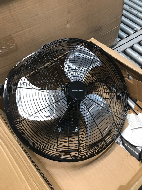 Photo 2 of AmazonCommercial 20" High Velocity Industrial Fan, Black,
