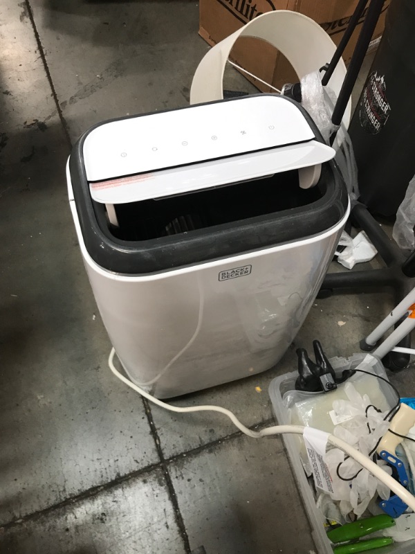 Photo 2 of BLACK+DECKER 14,000 BTU Portable Air Conditioner with Remote Control, White **SEE NOTE**
