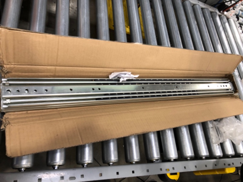 Photo 1 of 2 Pairs of 36 Inch Hardware 3-Section Full Extension Ball Bearing Side Mount Drawer Slides,100 LB Capacity Drawer Slide
