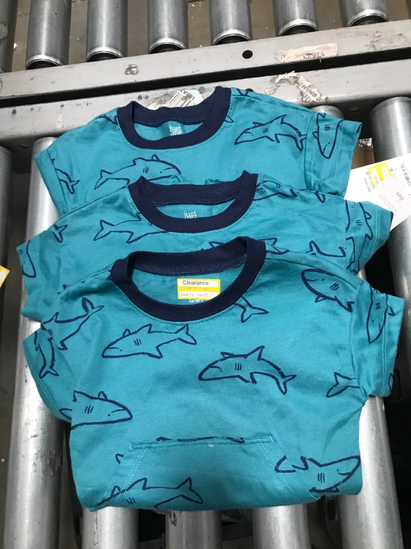 Photo 2 of 3 PACK: Baby Boys' Shark Top & Bottom Set - Just One You® Made by Carter's 6 months
