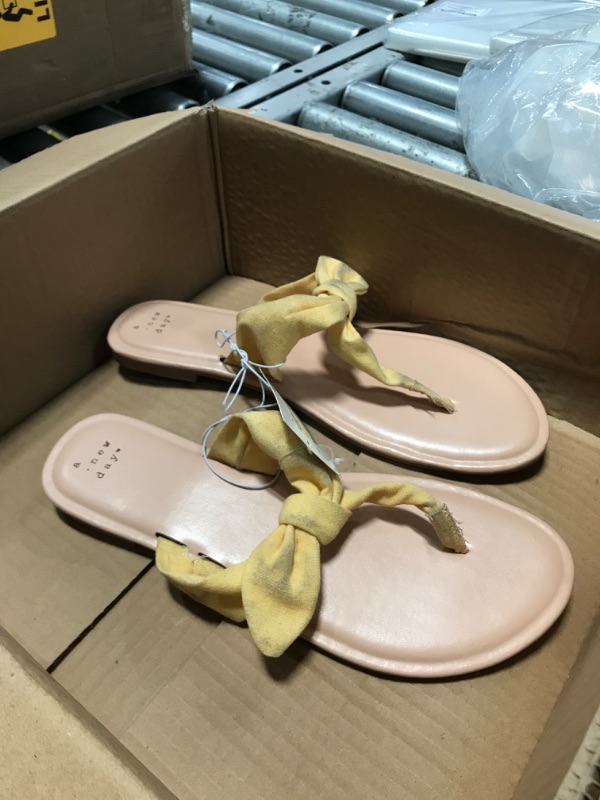 Photo 1 of A New Day women's sandal yellow size 10