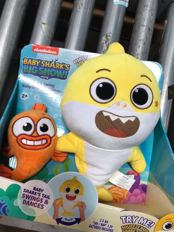 Photo 2 of Baby Shark Sing & Swing Baby Shark & William Plush, Multicolor
