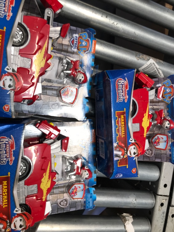 Photo 2 of 3 of- Paw Patrol Rescue Knights Marshall Deluxe Vehicle


