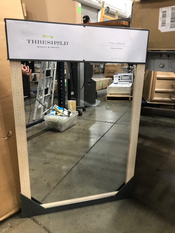 Photo 1 of 24" X 36" PS Global Diamond Mirror Brown - Threshold™
