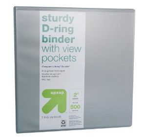 Photo 1 of 12 PACK: 2" 3 Ring Binder Clear View - up & up™

