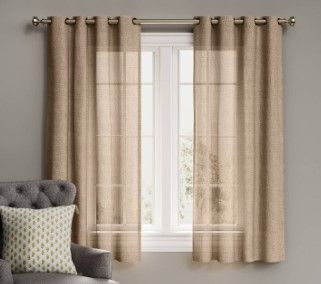 Photo 1 of 1pc Light Filtering Textured Weave Window Curtain Panel - Threshold™  84 Inches (L), 54 Inches (W)

