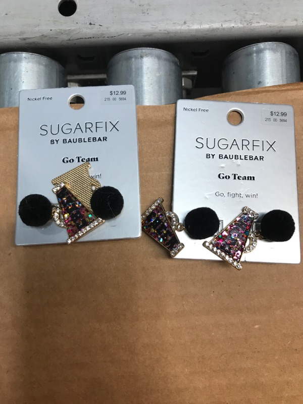 Photo 2 of 2 PACK: SUGARFIX by BaubleBar Cheer Megaphone Drop Earrings -
