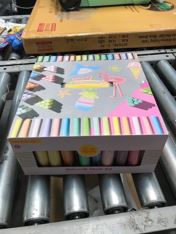 Photo 2 of 120pc Sidewalk Chalk Set - Sun Squad™

