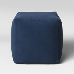 Photo 1 of 18" x 18" Outdoor Pouf - Room Essentials™

