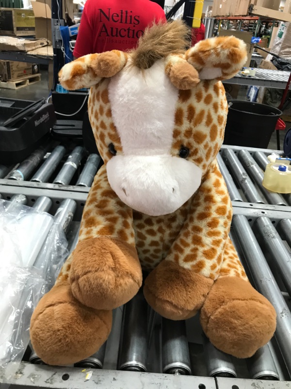 Photo 2 of Animal Adventure Wild Jungle Jumbo Giraffe Stuffed Animal

