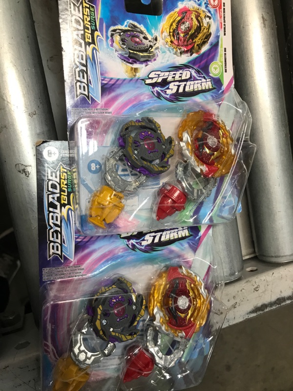 Photo 2 of Beyblade Burst Surge Speedstorm World Spryzen S6 and Betromoth B6 Spinning Top Dual Pack