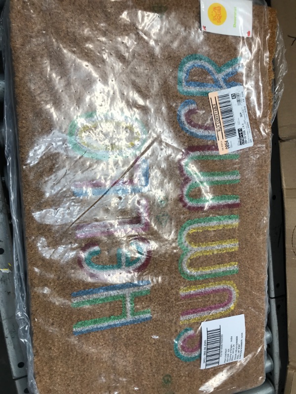 Photo 1 of 3 pack 1'6x2'6 Hello Summer Doormat Brown - Sun Squad
