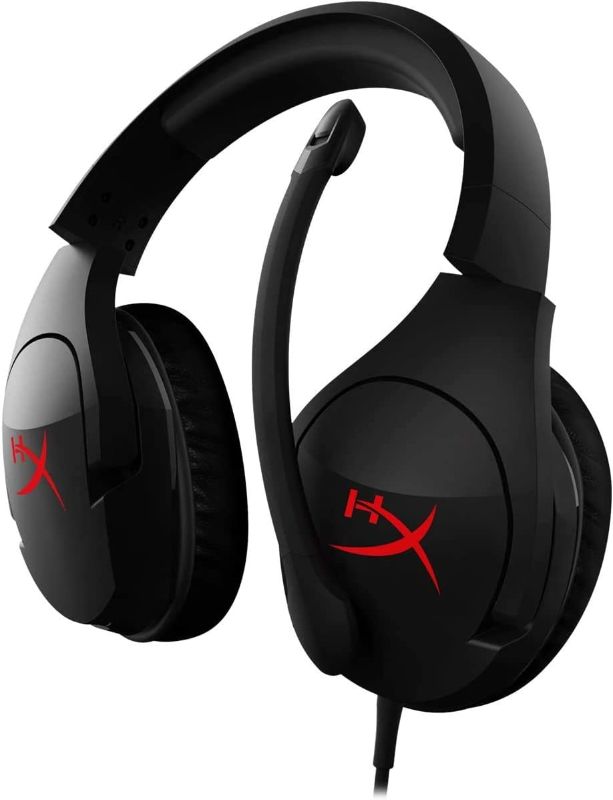 Photo 1 of HyperX Cloud Stinger – Gaming Headset, Lightweight, Comfortable Memory Foam, Swivel to Mute Noise-Cancellation Mic, Works on PC, PS4, PS5, Xbox One, Xbox Series X|S, Nintendo Switch and Mobile ,Black
