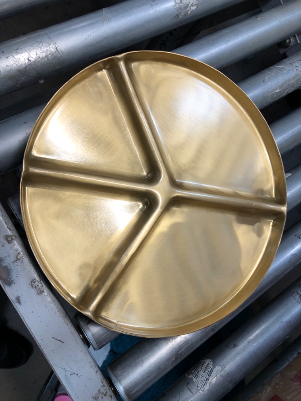 Photo 2 of 13" Metal Peace Sign Divided Serving Tray - Opalhouse™ Designed with Jungalow™
