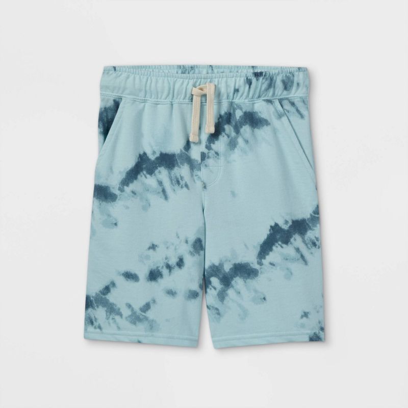 Photo 1 of 2 pk--Boys' Tie-Dye French Terry Shorts - Cat & Jack™ Light--Size M(8/10)
