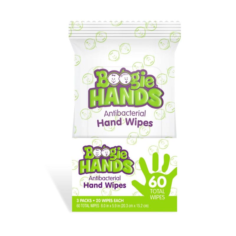 Photo 1 of 6 of- Boogie Wipes 3pk Hand Sanitizing Wipes - 60ct

