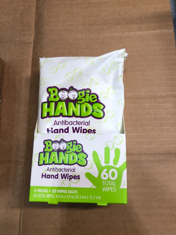 Photo 2 of 6 of- Boogie Wipes 3pk Hand Sanitizing Wipes - 60ct

