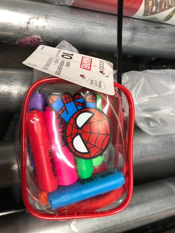 Photo 3 of 10pk Highlighters Mini Spider-Man - Yoobi