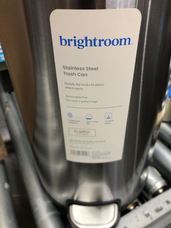 Photo 2 of 12L Round Step Trash Can - Brightroom