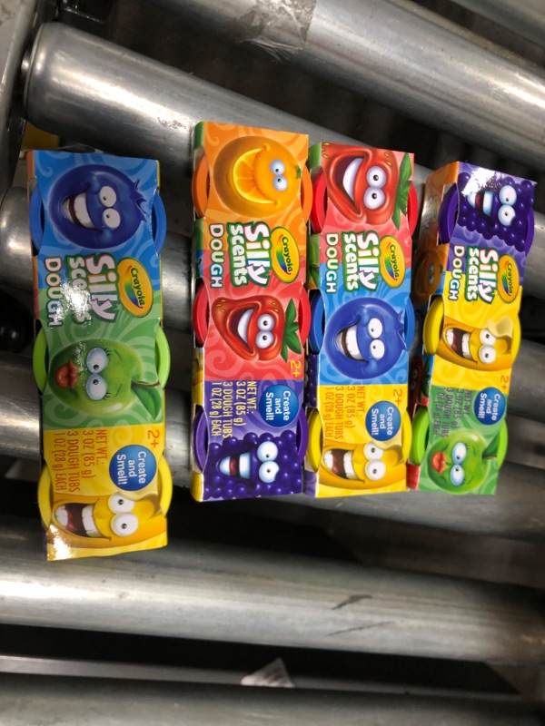 Photo 1 of Crayola Silly Scents Dough 4 Pack, 3oz New