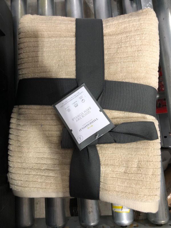 Photo 1 of 2pk Quick Dry Ribbed Bath Towel Set - Threshold™

