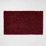 Photo 1 of 20"x34" Antimicrobial Bath Rug Maroon - Total Fresh 2 pack 