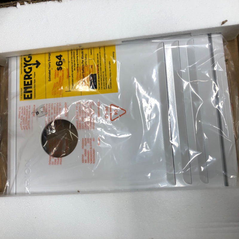 Photo 2 of Furrion 2.4GPM Tankless RV Gas Water Heater with White 16.14” x 16.14” Door - FWH09A-1-A