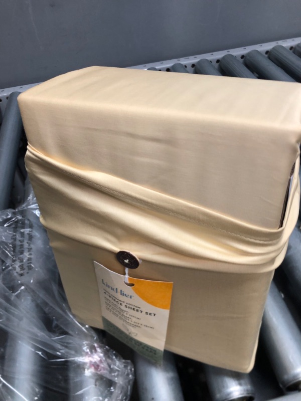Photo 1 of 100% Organic Cotton Solid Sheet Set - Kindlier KING SIZE 