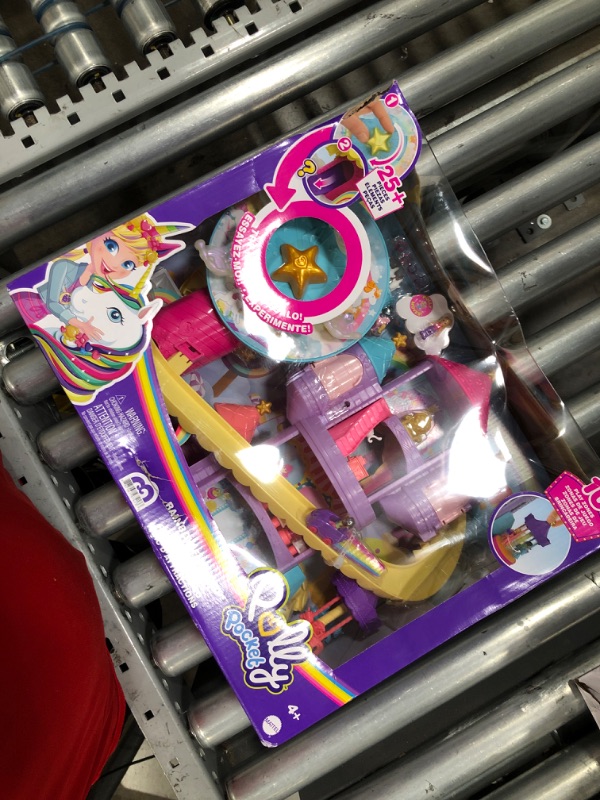 Photo 3 of Mattel Polly Pocket Rainbow Funland Theme Park Playset