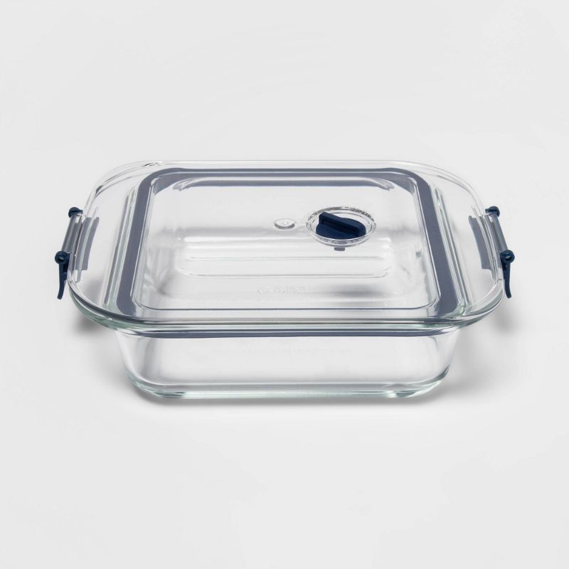 Photo 1 of 2   2qt Glass Baking Dish with Locking Lid - Made by Design™
