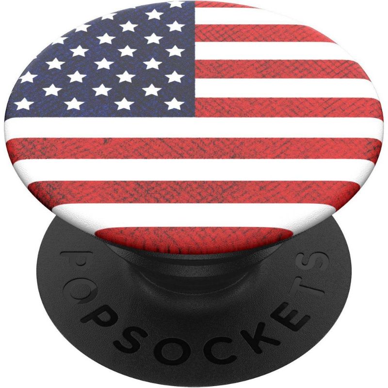 Photo 1 of 3 PACK**Vintage American Flag Phone Grip PopSockets PopGrip
