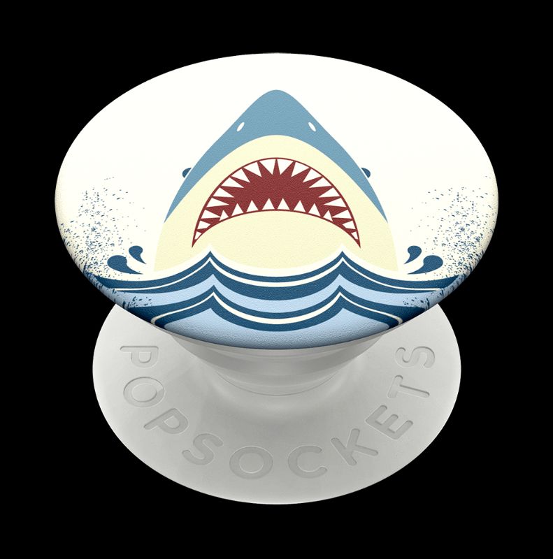 Photo 1 of 2 pack**Shark Jump Phone Grip PopSockets PopGrip Blue
