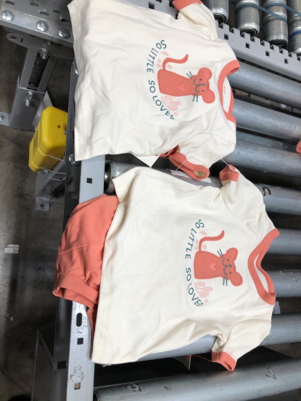 Photo 1 of 2 PACK**Baby Boys' Little Mouse Top & Bottom Set - Cat & Jack™ Off-White 12M
