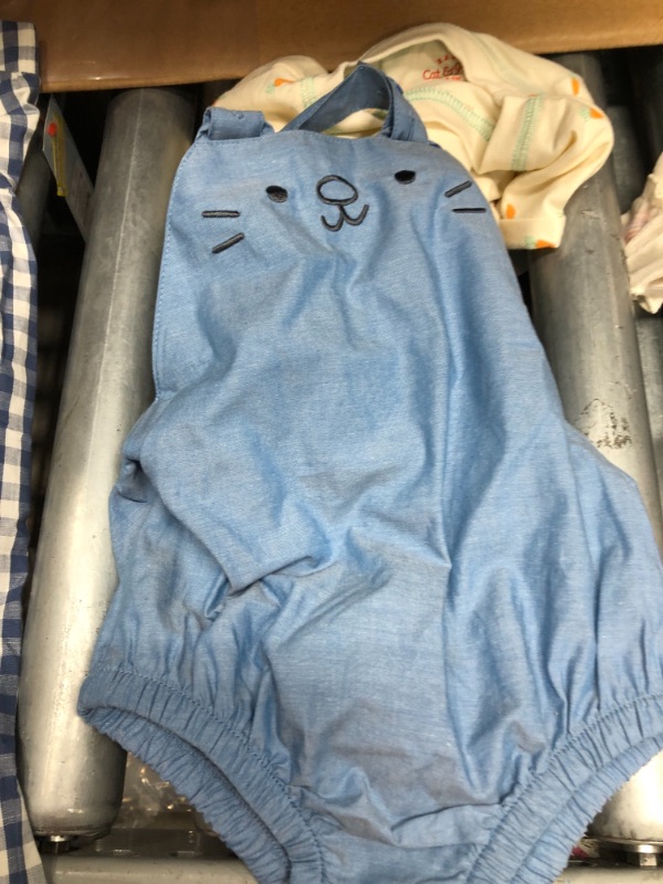 Photo 2 of Baby Chambray Bunny Top & Bottom Set - Cat & Jack™ Dark Off-White
SIZE 6-9M