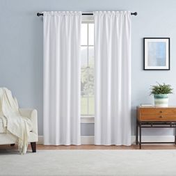 Photo 1 of 1pc Blackout Braxton Thermaback Window Curtain Panel - Eclipse

