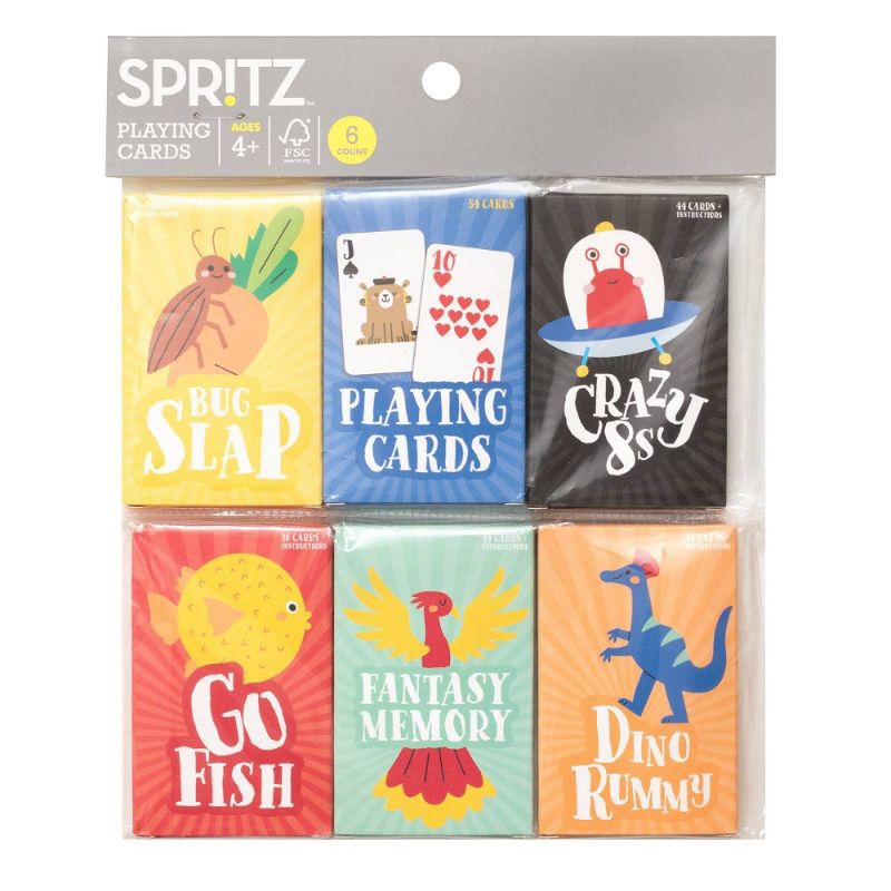 Photo 1 of 6ct Kids' Playing Cards Party Favor Set - Spritz
5 PACKS 