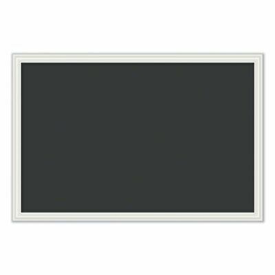 Photo 1 of U Brands Magnetic Chalkboard, 30 x 20 Inches, White Wood Frame (2073U00-01)
