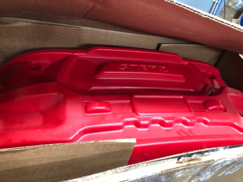 Photo 1 of **BOX 2 OF 3, MISSING OTHER BOXES**  Step2 Turbocharged Twin Truck Kids Bed, Red
