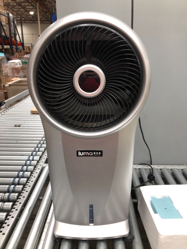 Photo 3 of Newair Evaporative Air Cooler and Portable Cooling Fan in Silver, Honeycomb Pad Cooling, 470 CFM, 1.45 Gallon Removable Water Tank, Remote Control and Timer, Cost Saving Cooling for Dry Climates
