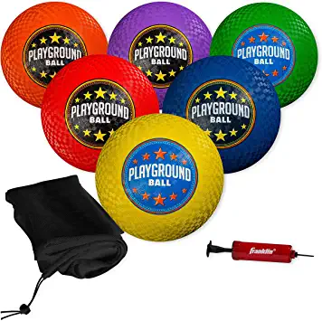 Photo 1 of Franklin Sports Kids Playground Balls - Rubber Kickballs + Playground Balls For Kids - Great for Dodgeball, Kickball, 4 Square + Schoolyard Games - 8.5” Diameter
