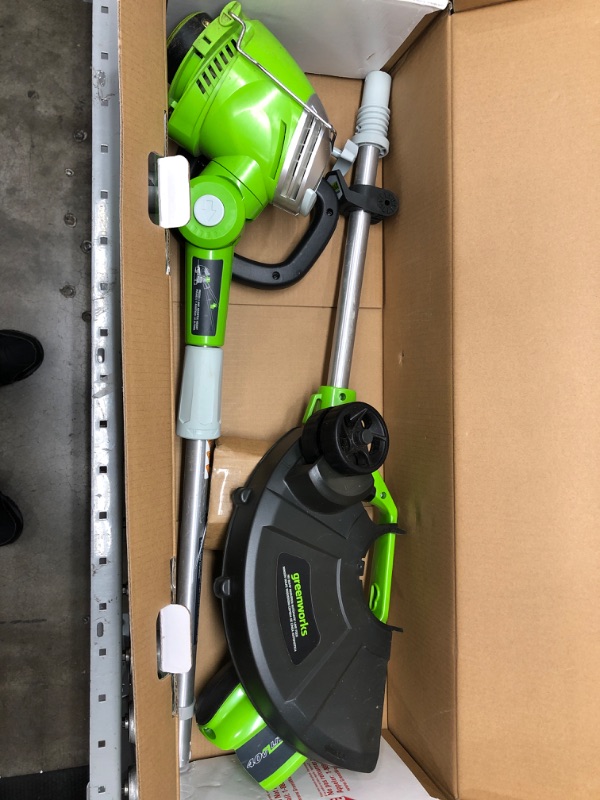 Photo 2 of Greenworks 40V 13" Cordless String Trimmer / Edger, Tool Only
