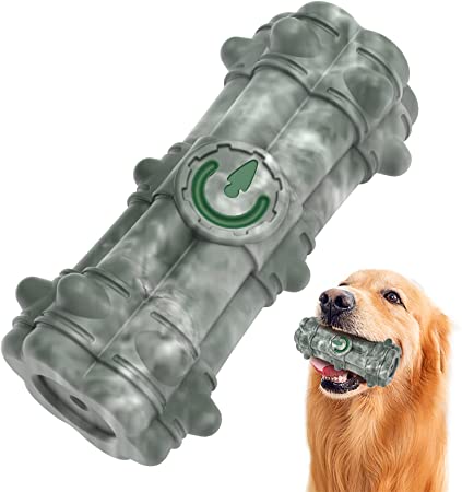 Photo 1 of DOGOYS Squeaky Dog Toys,Indestructible Dog Toys Chew Toys for Aggressive Chewers Food Grade Non-Toxic Dental Pet Toys Dog Teeth Cleaning Toys for for Large Medium Dogs Puppy Pets
