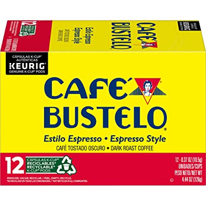 Photo 1 of 11/02/2022- NO REFUNDS ** Café Bustelo Espresso Style Dark Roast Coffee, 12 Keurig K-Cup Pods 2-BOXES 
