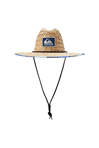 Photo 1 of Quiksilver Mens Outsider Lifeguard Beach Straw Sun Hat, Classic Blue, Large-X-Large US *Major Damage*