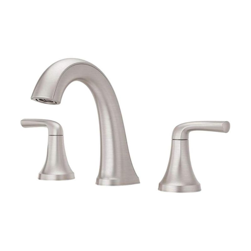 Photo 1 of ***SOLD AS IS, NO RETURN, NO REFUND***1- Pfister LF049LRGS Ladera 8 in. Widespread 2-Handle Bathroom Faucet in Spot Defense Brushed Nickel